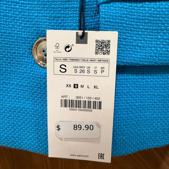 NWT! ❤️Zara❤️ Blazer Jacket - Picture 5 of 8